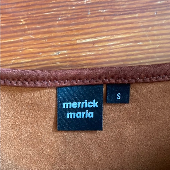 Merrick Maria Auntie Rust/Dark Orange Tie-Side Bikini Bottom S - Picture 2 of 4